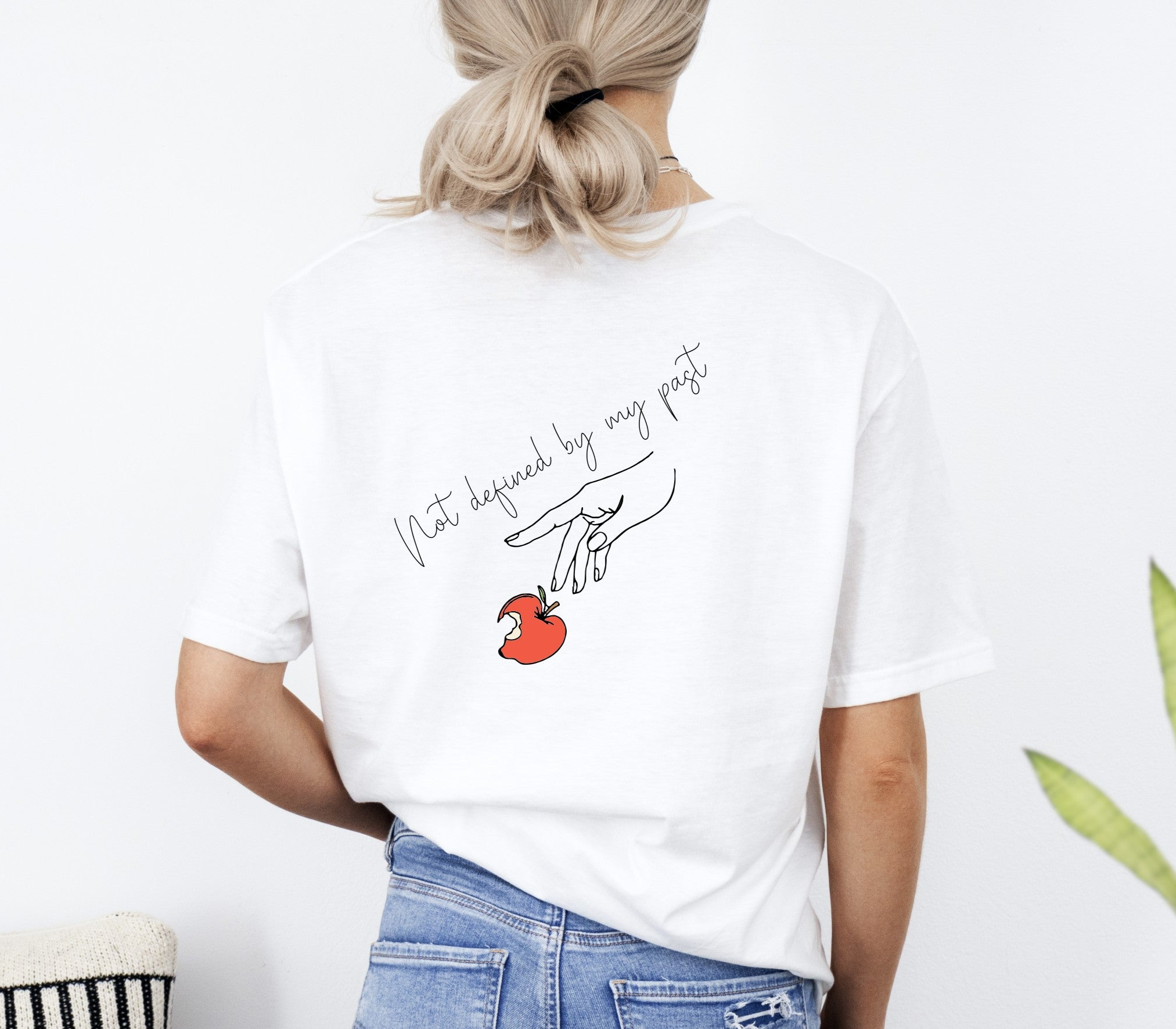 Womans Not Defined T-Shirt Back White